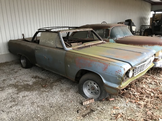 LOT 16: 1964 Chevy Chevelle SS Convertible Project/Parts Car