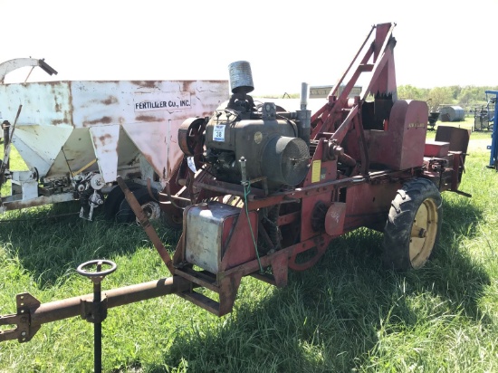 38. New Holland Small Square Baler, Self Powered w/ Wisconsin V4 Motor CN: 2696