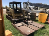 167. ICC DL7000 Track Skid Steer w/ Permanently Attached Brush Cutter, Steel Tracks, 1216 Hours, Rea