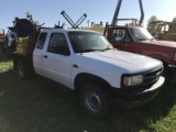 183. 1994 Mazda B3000 Ext Cab Pick Up, V6, 152k Mi., 4x4, Manual, Steel Bed w/ Toolboxes, Cp Air Com