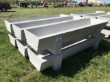 19. (6) 8’ Concrete Feed Bunks New CN: 141 1