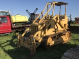 299. 1954 Cat 933 Crawler Loader, Good Undercarriage, Sells w/ Forks & Bucket, CN: 2533