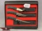 653. Schrade/Old Timer “Quail Unlimited” 3-Knife Set & Pres. Box