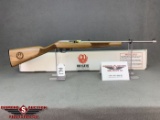 174. Ruger Mod. 10-.22 .22LR, NIB, Wood & Stainless, 1 of 500, Schnauble English Stock SN:826-73681