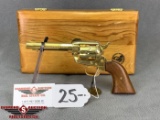 25. Colt SA .22LR Frontier Scout, Gold Plated Kansas Centennial 1861-1961