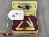 671. Case XX Knife w/ Display Tin