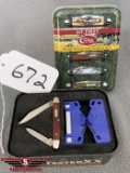 672. Case XX Knife w/ Display Tin