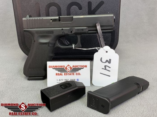 341. Glock 17 Gen4, 9mm NIB, Ex. Mag, SN:UUD908