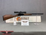 394. Henry Hl001 .17HMR Leupold Rifleman 2-7x33, Rare Caliber For Henry SN:V004492H
