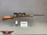 511. Ruger M77 6mm, Red Pad, Tang Safety, Rare Caliber, Bushnell 3-9x40 SN:73-48650