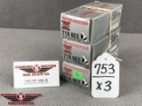 753. Win. Super X .218 BEE, 46gn, HP, 50 Rnd. Boxes (3X)