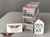 754. Win. Super X .218 BEE, 46gn, HP, 50 Rnd. Boxes (3X)