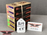 809. Hornady 6.5 Creedmoor Match 120gn, A-max, 20 Rnd. Boxes (5X)