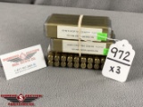 972. Superior Ammunition, .358 Win. 200gn, Sierra, 20 Rnd. Boxes (3X)