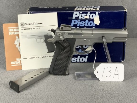 13A. S&W Mod. 4506-1, .45 cal, w/ Orig. Box & Papers SN:VAT0490