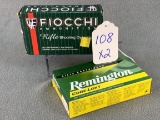 108. Fiocchi & Rem. .30.06 180gn. (2) 20 Rnd. Boxes