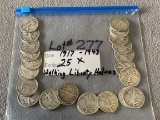 1917-1943 Walking Liberty Half Dollars (25x the Money)