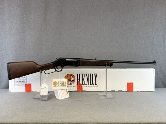 20A. Henry Long Ranger (H0114S-65), 6.5 Creedmoor, Lever Action, Detachable Mag, Black Forend Cap, S