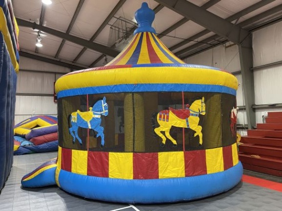 Lot 90 - Inflatable Boune House (Carousel)