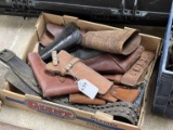 Box of Leather Holsters