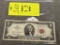 360. 1963 $2 Bills Red Stars on one bill