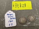 381. 1900 Morgan Silver Dollars
