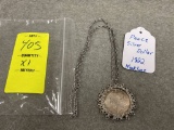 405. 1922 Peace Silver Dollar Necklace