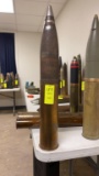 Lot 185. Brass Casing with Projectile & Fuze
