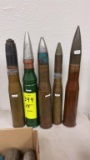 Lot 399.Brass Casings with Projectiles and Others