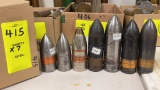 Lot 415. Brass Shell Cases and Others