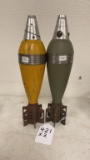 Lot 421. 81 mm. U.S. Mortar Shells