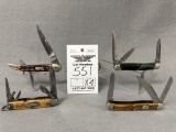 551.Lot of Remington & Cattaraugus Knives