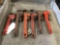Assorted medium pipe wrenches