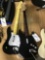 2 Black Rock Band Fender Stratocasters for XBOX360 **FOR PARTS ONLY**