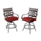 Chili Red Hamilton Bay Middletown Motion Swivel Lounge Chairs