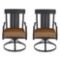 6 Hamilton Bay Oak Heights Dining Set Chairs w/BARE Cushions