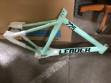 51cm Seafoam Green Leader Double Butted Aluminum Alloy Track Bike Frame