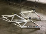 (3) White Leader Double Butted Aluminum Alloy Track Bike Frame