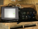 Box with Intuos 2 Graphics tablet and assorted computer cables