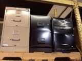 2 drawer metal file cabinets