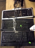 3 Assorted PC Keyboards