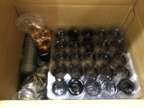 Box of Assorted Headset Parts/Pieces