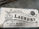 Assorted Laundry Themed Mats