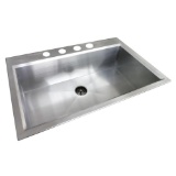Glacier Bay Stainless Steel Single Bowl Sink