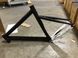 58cm Flat Black Leader Double Butted Aluminum Alloy Track Bike Frame