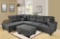 Andover Mills Russ Grey 3 Piece Sectional Sofa