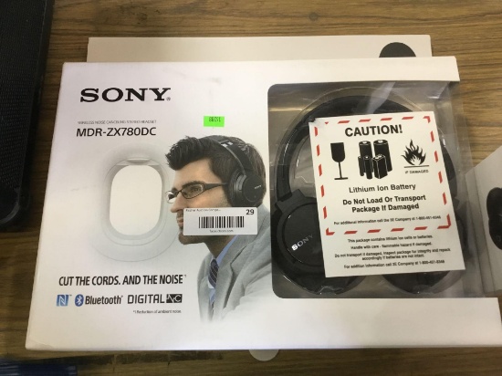 Sony MDR-ZX780DC Wireless Canceling Stereo Headset (Black)