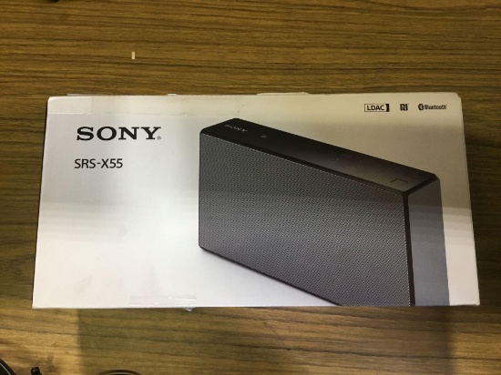 Sony SRSX55/BLK Powerful Portable Bluetooth Speaker (Black)