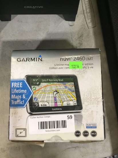 Garmin Nuvi 2460 LMT GPS Navigation System