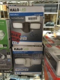 2 Eaton Halo LED Twin Head Floodlights